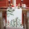 Christmas Holly Pine Cone Needle Branch Berry Table Runner for Seasonal Winter Kitchen Dining Table Decoration for Xmas Party Farmhouse Winter Holiday Favor Supplies (13 x 72 Inch)